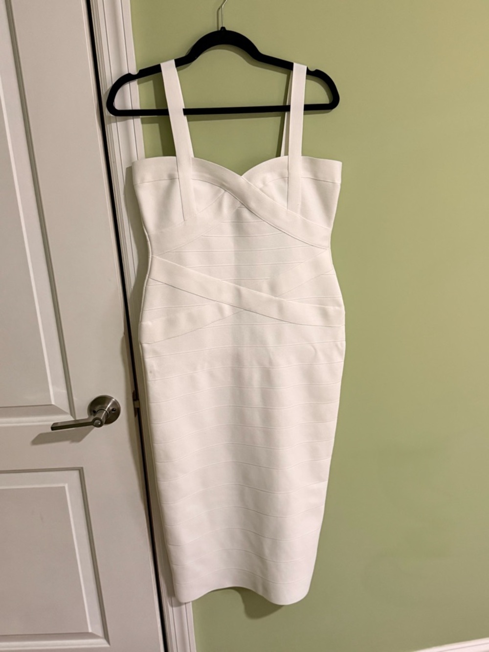 White Strappy Sheath Dress - Elegant Women's Dress